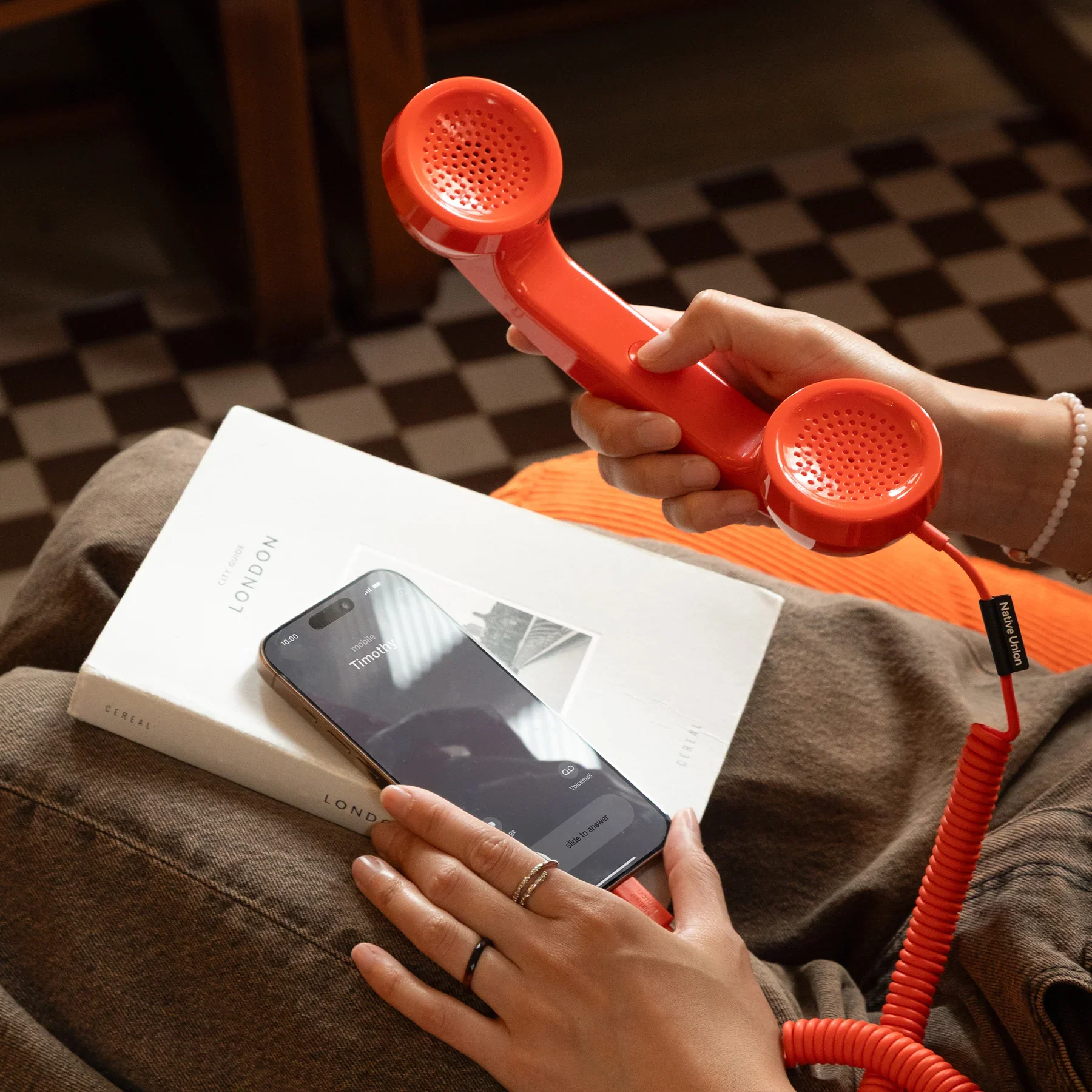 POP USB-C Phone Handset - Red - Image 4