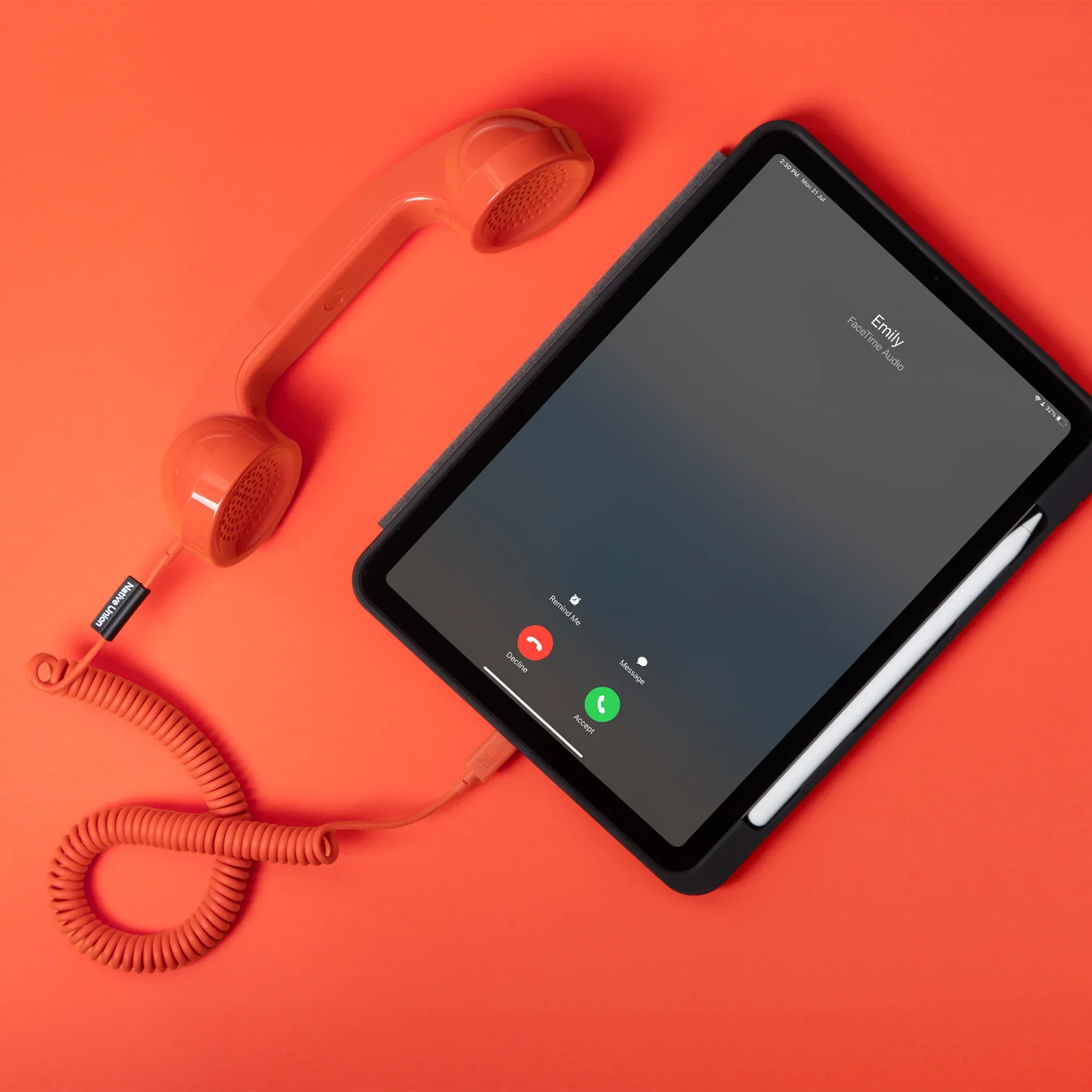 POP USB-C Phone Handset - Red - Image 5