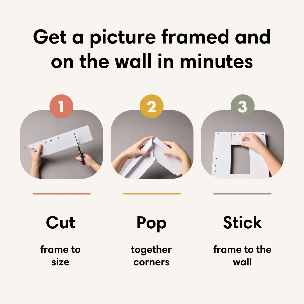 Black Pop Up Frame - A3 / A4 - Image 4