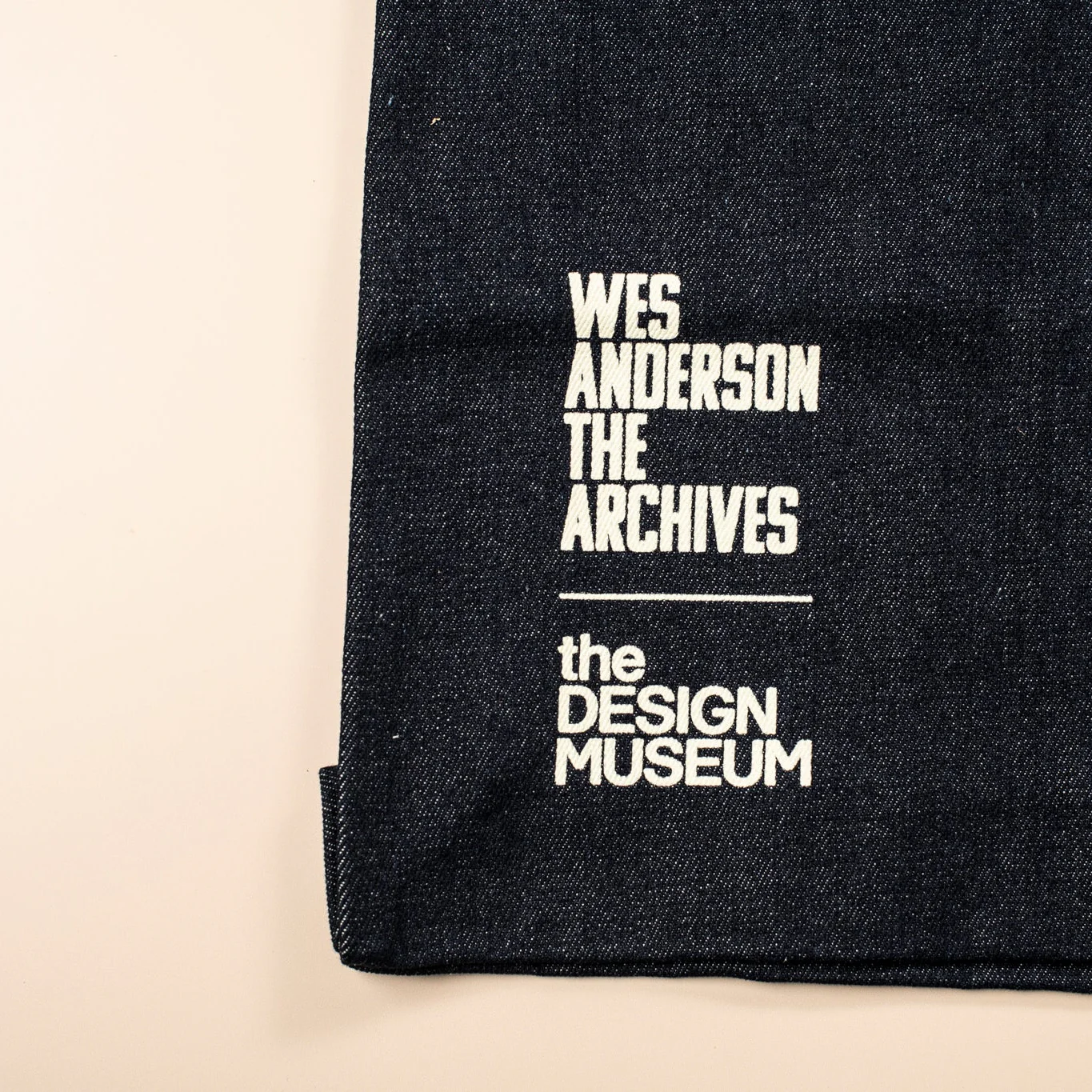 Wes Anderson Exhibition Denim Tote Bag - Image 4